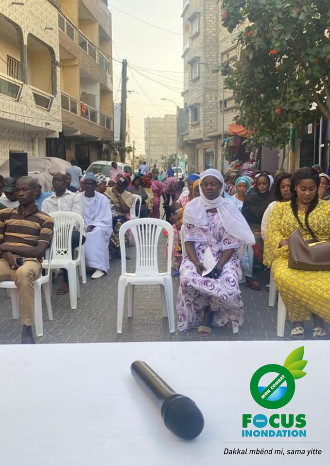 Organisation d’un panel sur les inondations à Hann Féraille avec Marietou Bà (experte en ressources naturelles)
