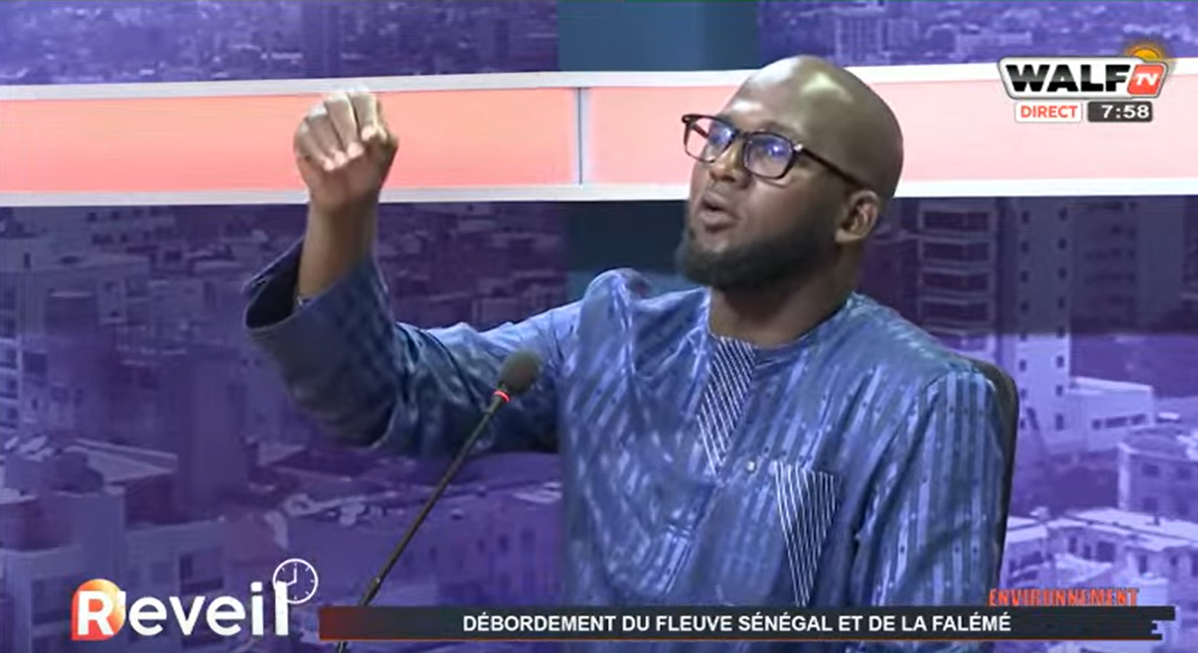 Le président Ibrahim BA participe à l’émission matinale de Walf sur les inondations dans la vallée du fleuve Sénégal